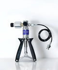 Heavy Duty Pneumatic Pressure Calibration Hand Pump With Dead On Accurate Readings And Quick Vacuum Response For Rock Solid Industrial Maintenance and Reliable Dry Air Testing Gear on a white background.