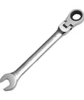 17mm Ratchet Wrench Combo With Matte Anti Rust Finish Beefy Chrome Vanadium Steel Durable Flexible Head Ratcheting Wrench High Torque