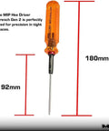 Gen 2 RC Hex Screwdriver Set 1.5mm 2.0mm 2.5mm With Amber Handles for RC Cars Drones Boats and Helicopters Beast Mode Allen