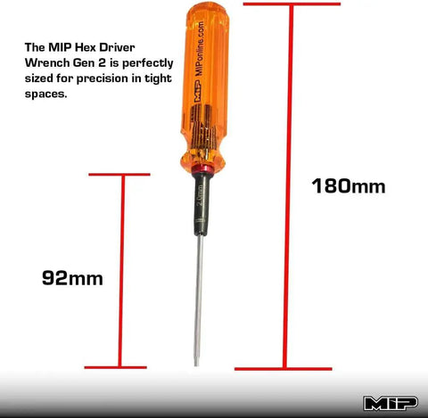 Gen 2 RC Hex Screwdriver Set 1.5mm 2.0mm 2.5mm With Amber Handles for RC Cars Drones Boats and Helicopters Beast Mode Allen