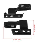 Front Windshield Wiper Arm Adapter Kit Fits Toyota Honda Mitsubishi Set Of 2 Adapters OE 3392390298 892 21001 1013 black adapters