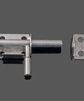 Heavy Duty Stainless Steel Slide Bolt Lock For Exterior Gates And Doors Rust Proof Security Hasp with smooth action for outdoor use.