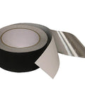 Heavy Duty Aluminum Foil Tape For HVAC Duct Sealing And Insulation Repair 2 Inch By 27 Yard roll with black finish exposed adhesive side
