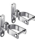 Tough As Nails 304 Stainless Steel Gate Hinges 345 Cm heavy duty wall mount set for chain link fences and barn doors.