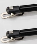 Beefy 2 Pack 10 Inch Gas Prop Shocks 100N 22LB Black Gas Springs for RV bed and cabinet close-up view