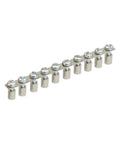 Top Tier Din Rail Wire Jumpers Solid Fit For Dk4q35 And Dk4qv35 Terminal Blocks Reliable Fixed Bridge Speaker Wire Connectors with metal housing