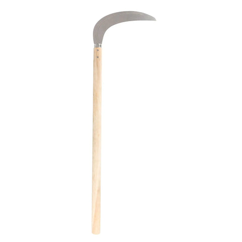Japanese Weeding Sickle Knife With 29 Inch Long Handle For Easy Weeding And Quick Brush Clearing Sharp Curved Steel Blade Garden Hoe Tool Built For Dense Foliage And Veggie Harvesting