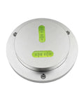 Heavy Machinery Mechanical Spirit Level Bubble T-type XY Dual-axis Leveling Tool Level Measuring Instrument 1PCS(With Cover) in silver.