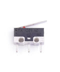 Twenty Five Pack AC 125V 1A Three Pin SPDT Momentary Micro Switch With Long Lever Arm For Arduino Projects Durable Plastic And Metal Build