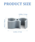 Dimensions of 2 Pack Shower Head Holders For Shower Chairs And Bath Stools Universal Hand Shower Hose Clip