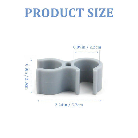 Dimensions of 2 Pack Shower Head Holders For Shower Chairs And Bath Stools Universal Hand Shower Hose Clip
