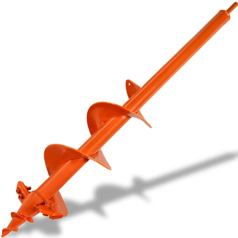 4X24 Inch Auger Drill Bit For Planting Heavy Duty Garden Post Hole Digger With Spiral Double Blade And Three Eighths Inch Hex Drive