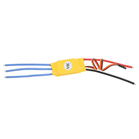 Beefed Up 930KV Brushless Motor And 30A ESC 1045R Propeller Kit For RC Drones Quadcopters Fixed Wing Aircraft Aluminum Alloy Durable Electronics Components showing 30A ESC device with wires