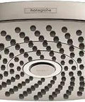 Croma Select E 7 Inch Low Flow Showerhead With Two Spray Modes Rain And IntenseRain, EcoRight Water Saving, brushed nickel finish