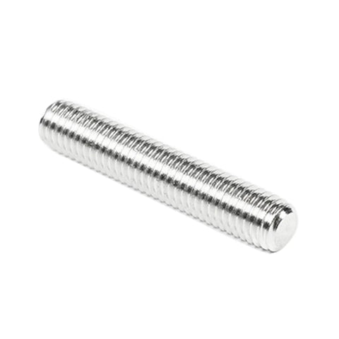 12 Pcs 5/16-18 Fully Threaded Rods And Studs 304 Stainless Steel Right Hand Threads With Nuts Beefy Heavy-Duty Kit In Three Lengths 1.98 In 2.78 In 3.57 In For Indoor Outdoor Use, single threaded rod close-up