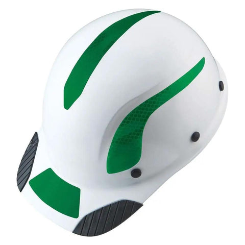 Heavy Duty Bright Green Reflective Decals For Industrial Hard Hats And Safety Gear High Visibility Helmet Sticker Durable Vinyl That Really Slaps On Solid Grind Ready Stickers For Daily Jobsite Hustle Everywhere