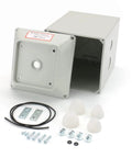 Open Heavy Duty Exterior Enclosure Box For 125A Universal Rotary Changeover Cam Switch LW28 125 4 with mounting accessories