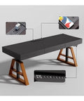 Top Shelf Electric Height Adjustable Standing Desk Featuring Deep Storage Drawers And Snazzy USB Charging Hub Heavy Duty Gaming Rig For A Sleek Home Office Flex Measuring 180 Cm Across For Max Comfort with USB ports and control panel.