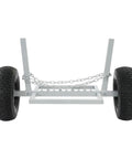 Heavy Duty Log Dolly With Chain For Big Wood 1600 Lb Capacity Skidder Built From All Steel With Rust Resistant Coat Easy Load And Move Timber Ideal For Logging Firewood And Yard Work, front view