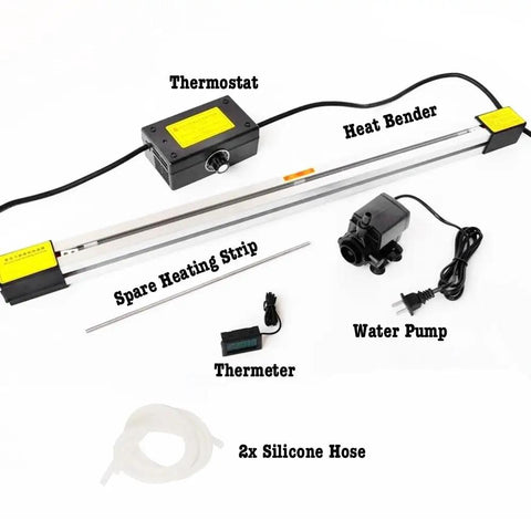 110V Acrylic Bending Machine For Plastic Sheets And PVC Adjustable Thermostat Temperature Control set with accessories