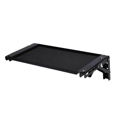Magnetic Tool Tray With Aluminum Alloy Foldable Work Platform, Ultra Strong Magnetic Surface, No Drill Required, Corner Rail Clips
