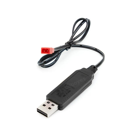 USB cable and connector for Fast Charge 3.7V JST Battery Charger For Bubble Guns And RC Toys 5V Input With 2A Output Recharges