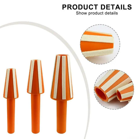 Spindle Cleaning Equipment Kit For CNC Machining Centers BT30 BT40 BT50, orange and beige felt cleaning tools.