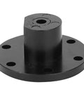 Black D Shaped Wheel Shaft Coupling Hubs For Mecanum Wheels And Motor Shafts Industrial Robot Parts 5-hole design.