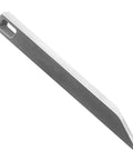 Everyday Carry Keychain Pry Bar And Bottle Opener Tool In Stainless Steel, Small Multitool For EDC, shown against white backdrop