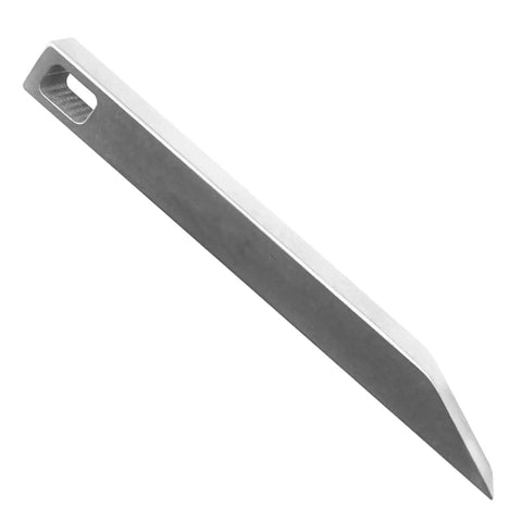Everyday Carry Keychain Pry Bar And Bottle Opener Tool In Stainless Steel, Small Multitool For EDC, shown against white backdrop