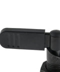 Heavy Duty Quick Release Plunger With Indexing Lock Nut Ergonomic Pull Handle Spring Loaded Latch Pin zinc finish close-up lever detail