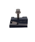 Close-up of wedge type tool holder from 8 Piece Wedge Type Quick Change Tool Post Kit For Lathe With Tool Holders For 6 To 12 Inch Swing Diameter