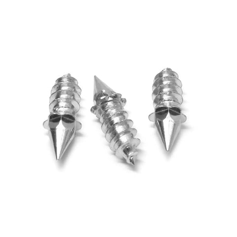 Heavy Duty Tire Studs 6Mm X 27Mm Steel Snow Spikes 100 Pack showcasing solid steel spikes for cars and trucks.