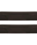 Set Of 2 36-Inch Rectangular Planter Pots For Indoor Outdoor Use, Weather-Resistant Resin Garden Boxes With Medallion Window Display