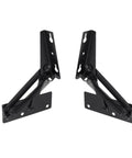 80 Degree Foldable Lifting Bracket Hardware For Storage Box Flip Up Spring Hinges Left And Right Set Black