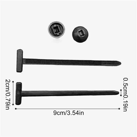 Universal Nylon Cable Tie Buckles 1000Pcs Self Locking Zip Ties For Auto Repair And Home Quick Fix Multipurpose Holder Kit Easy Install