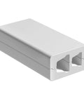 Pro Grade Polymer Clay Bead Roller Can Type Hand Roller For 10mm And 13mm Beads, front view of white hand roller tool