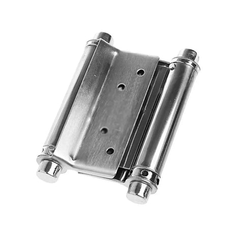 Two Pack 3 Inch Stainless Steel Action Spring Hinge For Saloon And Cafe Doors Easy Install Rust Resistant Smooth Swing Adjustable Bearing