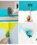 Pour And Paint Wall Roller Brush With Comfort Grip Handle for flawless indoor and outdoor finishes in a DIY home refresh.
