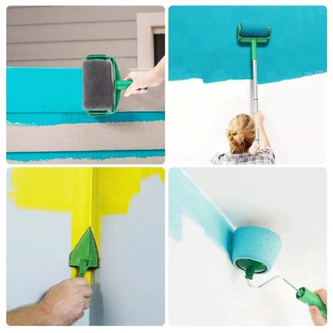 Pour And Paint Wall Roller Brush With Comfort Grip Handle for flawless indoor and outdoor finishes in a DIY home refresh.