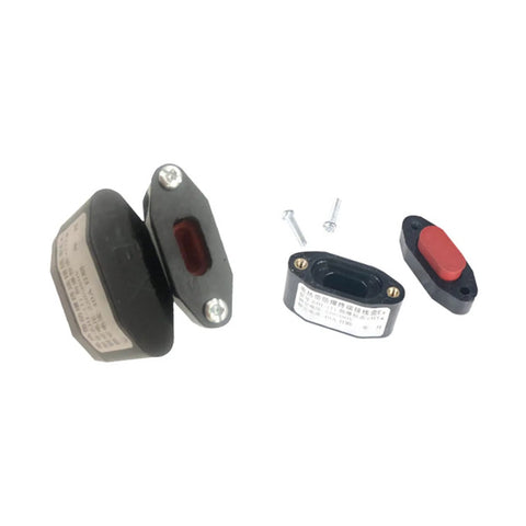 WUDOLI insulated waterproof end terminal box set with red gasket and two screws