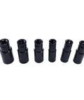 Half Inch Drive Harmonic Balancer Socket Set For Crank Bolts, six beefy heavy duty impact sockets with enhanced torque visible