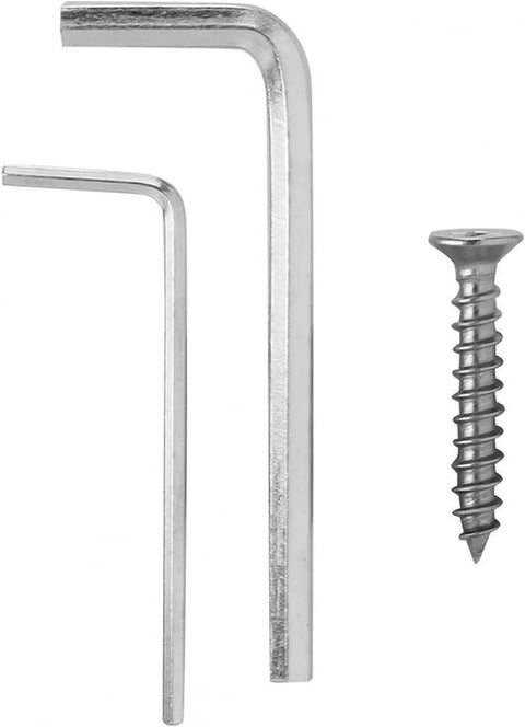 Allen wrenches and screw for 180 Degree Concealed Cross Door Hinges Alloy Invisible Hinge For Gate Door Cupboard Furniture Hardware Set