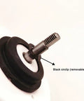 Close-up of black circlip on 40W Brushless DC Motor With Dual Purpose Micro Gen Reversible Power Output 310V Ball Bearing System.