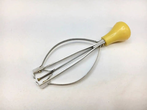 Watch Hand Remover Tool Replacement Part with yellow handle for DIY Clock Assembly Kit, durable materials, precision components visible