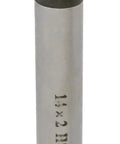 Heavy Duty HSS-AL T Slot End Mill Milling Cutter 14mm Diameter, 2mm Cutting Depth, 60mm Total Length, 6 Flutes, Round Shank, 45 Degree Cut