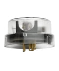 Side view of Outdoor Twist Lock Light Controller With Photocell For Dusk To Dawn Auto Lighting Energy Saving Sensor and NEMA Plug