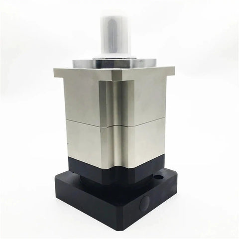 Built Like A Tank Helical Planetary Gearbox Delivering Heavy Duty Torque And Smooth Power Transmission Precision 30 To 1 Ratio Speed Reducer showing robust design and mounting base.