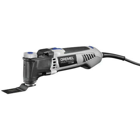 Reconditioned Corded Oscillating Multi Tool Kit Featuring Durable Metal Frame Engineered For Sharp Cutting Sanding Scraping And Grinding Plug And Play Workhorse Built Like A Dang Tank To Finish Jobs Fast - side view of the tool