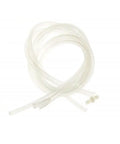 Get Your Small Engine Running Smooth Again With This Top Notch Fuel Line Kit Replacement 530069599 Durable And Easy To Install For Quick Fixes. Clear fuel line kit with connector fitting coiled on white background
